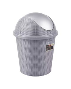 Recycle bin Elegance in polypropylene color grey, Capacity 10 l, Dimensions : H 39 cm x Ø 28.5 cm