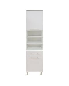 Dollap anësor ''Orman Nora'' në melaminë ngjyrë të bardhë. Përmasat, H : 180 cm, W : 40 cm, D : 35 cm, S : 16 mm
