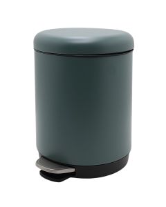 Waste bin, 5 lt, metal, green, 20.4x25.7xH26.5 cm