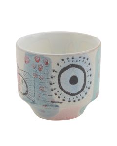 Vazo lulesh, porcelan, shumëngjyrëshe, Ø12.7 cm