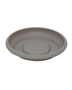 Pjatë vazo lulesh, rrethore, pp, kafe, Ø8 xH1.5 cm (për vazo me kod: 232330 )