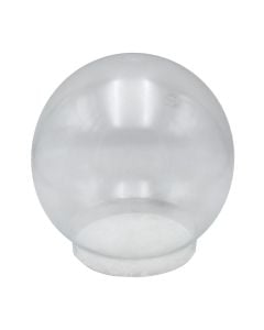 Vazo për lule natyrale, qelq, transparente, Ø28 xH26 cm