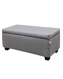 Stol dhe dollap magazinimi, plastik, veshje tekstili, gri, 105.3x43.5xH44.5 cm, 50-240 kg
