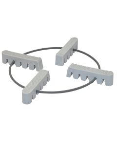 Këmbë mbajtëse vazo lulesh, plastike, gri, Ø12-26 cm, 50 kg