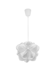 Ndriçues i varur FLOWER PP SNOW FLOWER, E27, 1×40W, Dia.40 cm