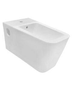 Bidet 57x35x33cm-white square porcelan.
