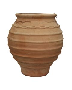 Vazo lulesh, Koronios, qeramike, terrakotë, Ø65 xH70 cm