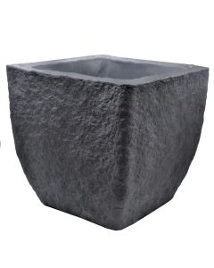 Vazo lulesh, rrethore, plastike, gri guri, Ø41.3 xH40.4 cm, 32 lt