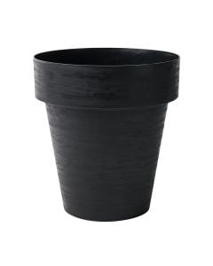 Vazo lulesh, rrethore, plastike, zezë, Ø30 xH32.5 cm, 15 lt