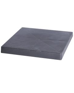 Transportues, katrore, plastike, antrasit, 29.2x29.2xH4 cm