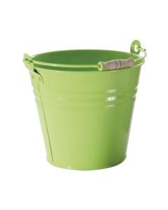 Kovë, me dorezë, zink, jeshile, Ø23 xH19 cm, 5 lt