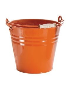 Kovë, me dorezë, zink, portokalli, Ø23 xH19 cm, 5 lt