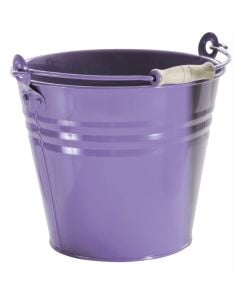 Kovë, me dorezë, zink, lejla, Ø26 xH23 cm, 8 lt