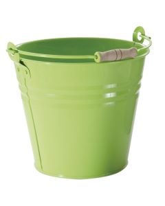 Kovë, me dorezë, zink, jeshile, Ø26 xH23 cm, 8 lt