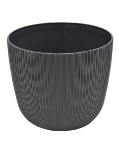 Vazo lulesh, plastike, antrasit, Ø21 xH18 cm, 5 lt
