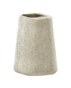 Flower pot, Pixie, M, concrete, cream, 52x52xH80 cm