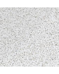 Decoration stone, gravel, white, 4-8 mm, 20 kg