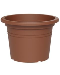 Flower pot, Basic, round, plastic, terracotta, Ø40xH27 cm