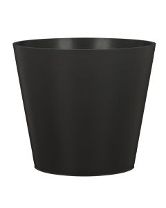 Vazo lulesh, plastike, e zezë, Ø30xH24.2 cm