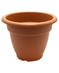 Flower pot, Petra, plastic, terracotta, Ø26xH21 cm