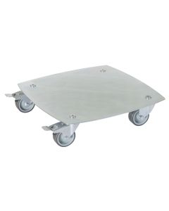 Transportues vazo lulesh, GH7009, metal,  gri, 30x30 cm, 100 kg