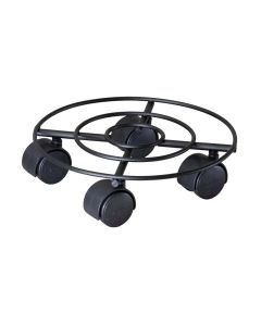 Transportues vazo lulesh, Gh0942, metal, e zezë/mat, Ø23 cm, 60 kg