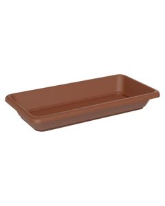 Flower pot saucer, Tikal, plastic, terracotta, 96x41xH6 cm
