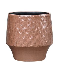 Flower pot, Freddy, ceramic, dusty pink, Ø29xH30 cm