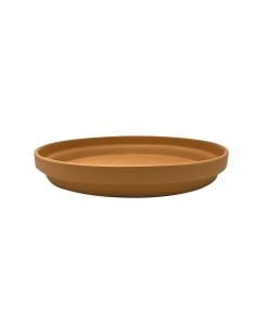 Saucer for flower pot, ceramic, terracotta, Ø25xH4 cm