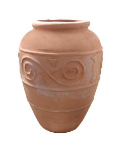 Vazo lulesh, qeramike, terrakotë, Ø60xH76 cm