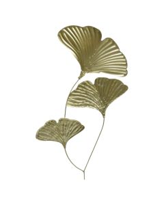 Garden decoration, Flower, metal, Golden, 44xH109 cm