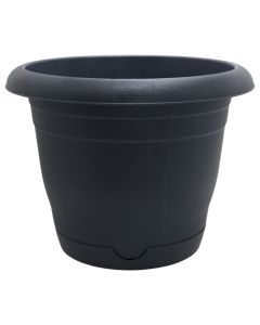 Flower pot, Bahar, plastic, anthracite, Ø44xH34 cm