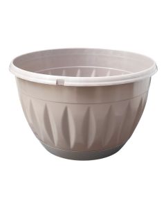 Flower pot, Macrame, plastic, terracotta, Ø23xH35.2 cm