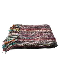 Mbulesë divani, 90% akrilik; 10% poliestër, shumëngjyrëshe, 125x150 cm