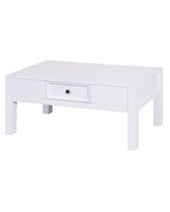 Coffee table, MDF, white, 110x55xH48 cm