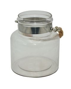 Glass vase, 24x13 cm