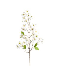 Lule artificiale, DOGWOOD, pvc, kremi, 83 cm