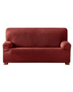 Mbulesë divani 2-vendësh, AQUILES, 50% poliestër; 45% pambuk; 5% elastomer, vishnjë, 140-170 cm