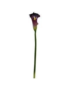 Artificial flower, plastic+cloth, yellow, H75 cm