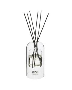 Aromatik ambienti, vaj/qelq, fildishtë, Ø8 xH17.5 cm, 150 ml, 12 javë