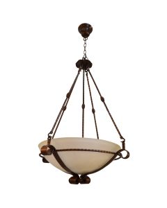 Ndricues i varur klasik E27-3x60W. Skelet hekuri & poca xhami.