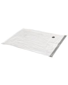 Airproof packaging bag, antibacterial, polyethylene/PET plastic, transparent/silver, 120x70 cm