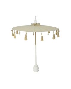 Decorative umbrella, wooden, natural, Ø82 xH106 cm