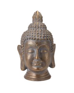 Objekt dekorativ, Buddha, oksid magnezi, bronzi, 26x25xH41 cm