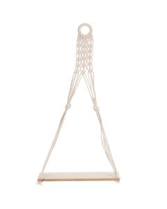Raft i varur dekorues, mdf, natyrale, 30x10.5x59 cm