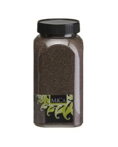 Decorative sand, dark brown, 7.5x7.5xH16 cm; 1 kg