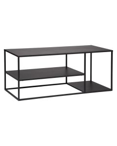 Tv stand, Gota, steel, black, 120x50xH50 cm