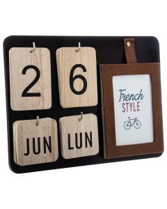 Photo frame, Calendar, Mdf/fiber, colorful, 22x10H30cm