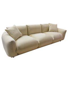Divan, 3-vendësh, Marsilya, tapiceri tekstili, pana, 255x100xH72 cm