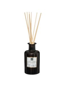 Diffuser, Mael, glass/oil, black, 200 ml, Ø6.5xH14 cm